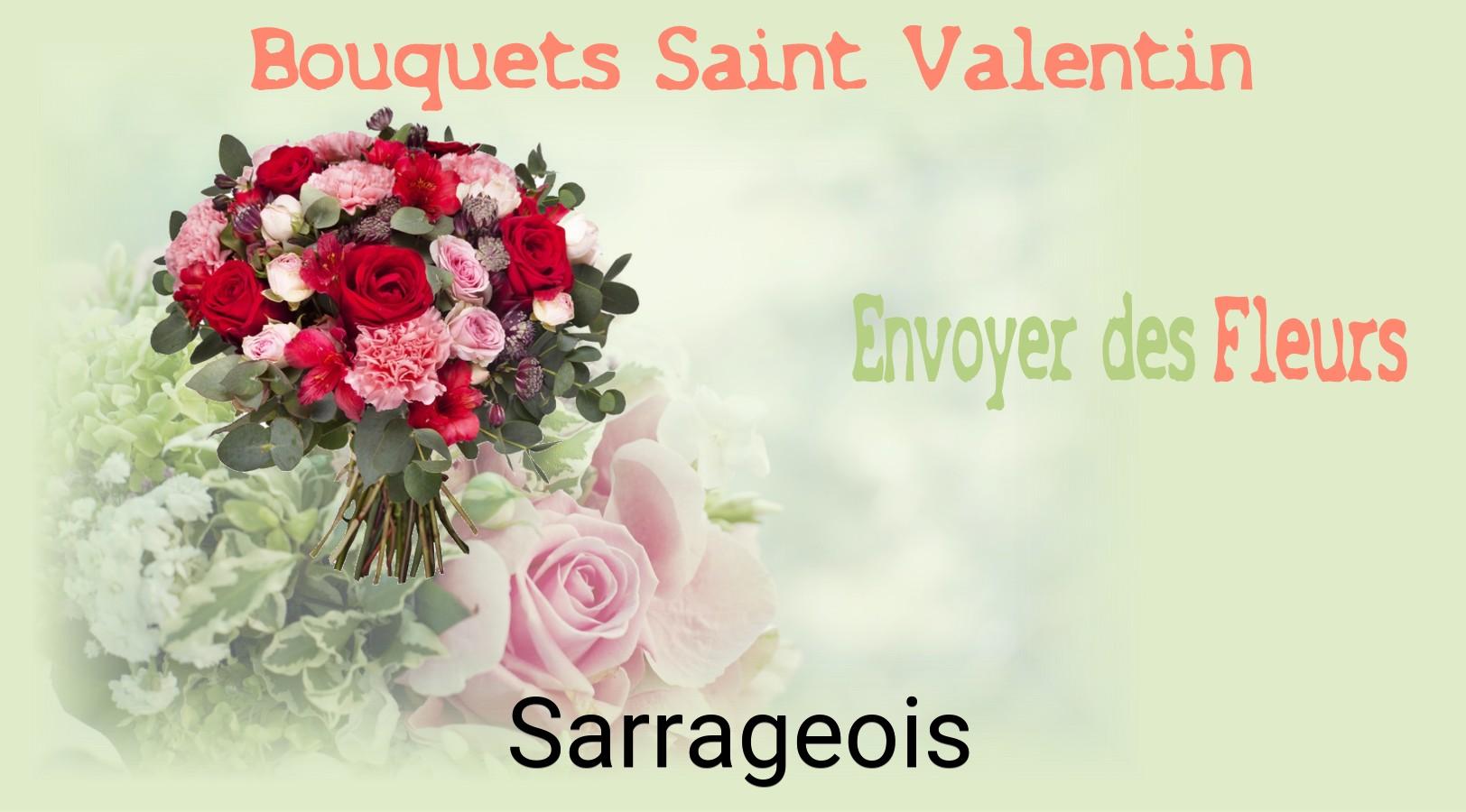 Roses de Saint-Valentin livrées à Sarrageois